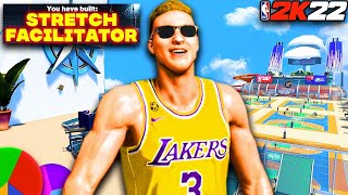 THE FIRST EVER quotSTRETCH FACILITATORquot BUILD IN NBA 2K22 New Rare Best Stretch Big Build [upl. by Abihsat]