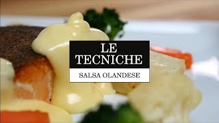 Come preparare la salsa olandese ricetta tradizionale  Le Tecniche  La Cucina Italiana [upl. by Enaols]