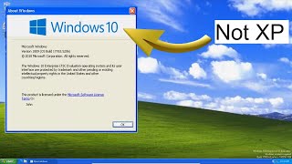 Make Windows 10 look like Windows XP [upl. by Llehsad]