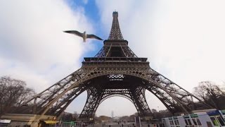 360 VR Tour  Paris  Eiffel Tower  Tour Eiffel  All levels  Air panoramic view  No comment tour [upl. by Carmena]