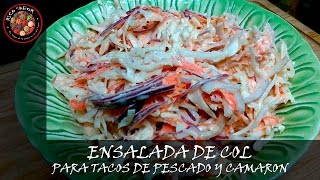 Ensalada de col para Tacos de Pescado [upl. by Wrigley]