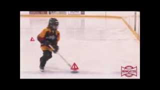 Ringette Ontario Skills Matrix Drills Video 2 Carrying the Ring [upl. by Kin]