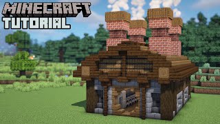 Minecraft  Super Smelter Building Tutorial How to Build [upl. by Wack52]