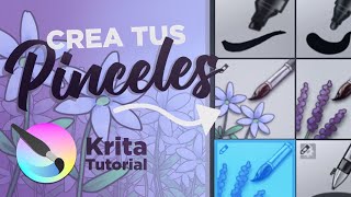 Crear pinceles en Krita  Tutorial [upl. by Judith968]