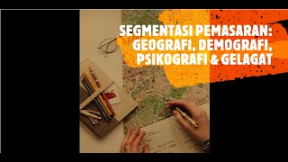 Pengajian Perniagaan STPM semester 1 Pemasaran segmentasi pasaran [upl. by Milda]