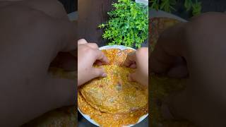 🌿🌮High Protein Breakfast Recipe  Healthy Breakfast Recipe  Besan Ka Chilla shorts viralvideo [upl. by Korella]