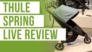 Thule Spring Stroller Review  LIVE Single Stroller Review  Magic Beans Stroller Review [upl. by Inihor897]