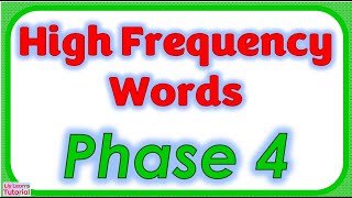 PHONICS  High Frequency Words Phase 4  Liy Learns Tutorial [upl. by Conte]