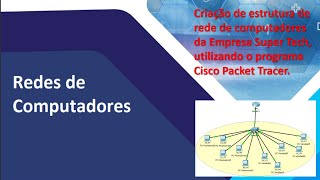 Portfólio Rede de Computadores Cisco Packet Tracer [upl. by Malarkey]