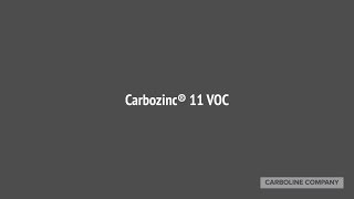 Carbozinc 11 VOC [upl. by Polinski]