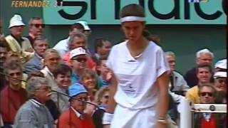 Arantxa SanchezVicario vs Mary Joe Fernandez 1991 RG Highlights [upl. by Leticia]