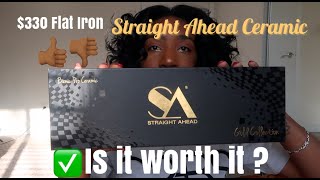 HONEST REVIEW STRAIGHT AHEAD CERAMIC Flat Irons Comparison of HERSTYLER Flat iron [upl. by Cord]