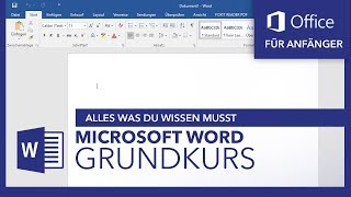 Microsoft Word Grundkurs Für Anfänger Alles was du wissen musst  Microsoft Office Tutorial Serie [upl. by Notsle661]