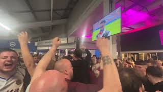 Villa Fans Sing about Birmingham City’s Relegation in the Concourse at Brighton [upl. by Still]