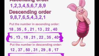 Ascending and Descending Order  Learn Math  Descending order for class 1 [upl. by Jochbed]