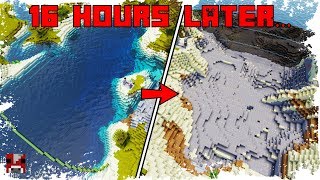 Kineticraft Timelapse  Draining an Ocean  IN SURVIVAL [upl. by Wolfort]