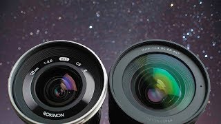 Sigma 16mm Vs Rokinon Astrophotography [upl. by Enilrad431]