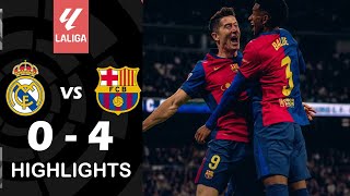 Real Madrid vs FC Barcelona 04 Highlights amp Goals  El Clasico LaLiga 2425 [upl. by Garlen]