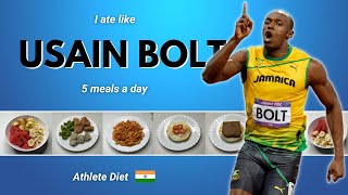 I Tried quot USAIN BOLT quot diet plan for a day  🇮🇳 [upl. by Buchalter]