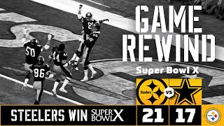 Super Bowl X Steelers vs Cowboys  All Steelers Highlights  Pittsburgh Steelers [upl. by Narret423]