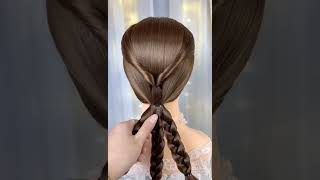 Perfect Hairstyle for Girls  Party Hairstyle for Womenhairstyle hairbun shortsfeednewhairstyle [upl. by Alyakcim425]