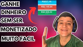 COMO GANHAR DINHEIRO SEM SER MONETIZADO NO YOUTUBE [upl. by Anayt]