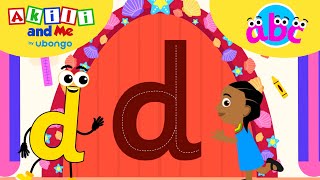 LETTER D Adventures ABC learning for toddlers  Learn and Play with Akili and Me [upl. by Eynenihc840]