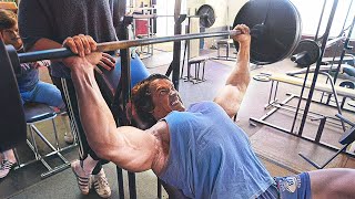 ARNOLD SCHWARZENEGGER CHEST WORKOUT [upl. by Skip]