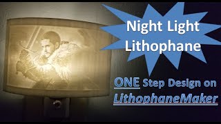 3D Printed Night Light Lithophane [upl. by Ahsilrak]