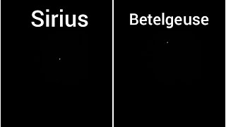 Sirius amp Betelgeuse Through My Telescope [upl. by Dorree]