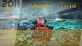 FlatOut 3 Chaos amp Destruction 4K 60fps  Час игры [upl. by Maure]