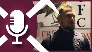 🎙️ POST MATCH REACTION Interview with Kyle Tooze Frome Town vs PRFC [upl. by Ygief]