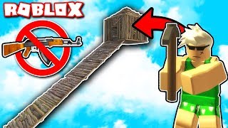 ROBLOX FORTNITE NO GUNS CHALLENGE [upl. by Olrak]