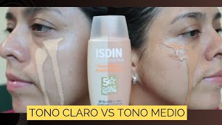 ISDIN Fusion Water Magic ¿Qué Tono Elegir Claro o Medio [upl. by Walden]