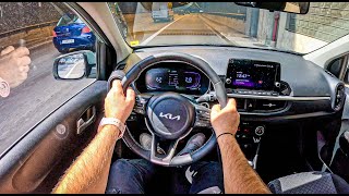 NEW Kia Picanto 2024 12 DPI 84 hp 0100 POV Test Drive 2132 Joe Black [upl. by Einnoc]