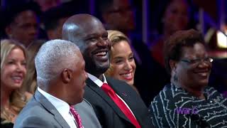 Yao Mings Hall of Fame Speech Hilarious Jokes with Shaq [upl. by Lytsirk108]