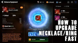 How to upgrade NECKLACERING fast  Epic Seven [upl. by Giacinta797]