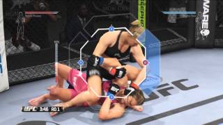 EA SPORTS UFC Gameplay Series  Ronda Rousey vs Miesha Tate [upl. by Leynwad385]