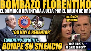 ¡FLORENTINO ROMPE SU SILENCIO DENUNCIARÁ A UEFA Y DEFENDERÁ A VINICIUS EN PÚBLICO ¡GAME OVER SORIA [upl. by Siryt212]