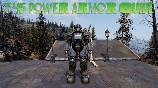 T 45 power armor guide 2022 Fallout 76 [upl. by Acirehs]