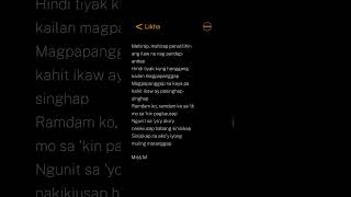 Ramdam ko sa di mo sa kin pagkausap  Tagalog spoken word poetry [upl. by Attennyl]