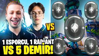 1 ESPORCU 1 RADİANT vs 5 DEMİR  Valorant Woot amp CombatRy [upl. by Laddy]