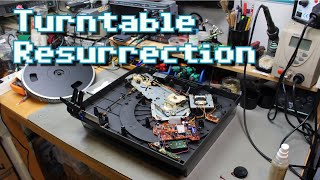 Technics SLD20 1980s Turntable Restoration and Repair [upl. by Tiraj]