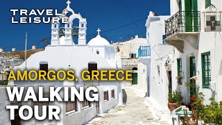 The BEST Greek Island Youve NEVER Heard Of  Amorgos Greece  Walk with TravelLeisure [upl. by Ssilb]