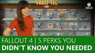 Fallout 4  5 Perks You Didnt Know You Needed  Xbox On [upl. by Aneelak]