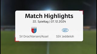 Highlights SV Drochtersen Assel  SSV Jeddeloh II [upl. by Buyse]