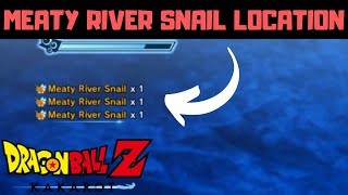 Meaty River Snail Location  Dragon Ball Z Kakarot  Where to find how to get it [upl. by Hocker]