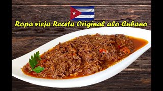 Ropa Vieja Receta Cubana Paso a Paso [upl. by Sommer652]