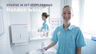 Hygiëne in het verpleeghuis handen wassen [upl. by Idoj65]