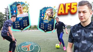 JAFFRONTE AF5 DU PSG  QUI A LA MEILLEURE CARTE FUT  adidas GMR [upl. by Karwan]